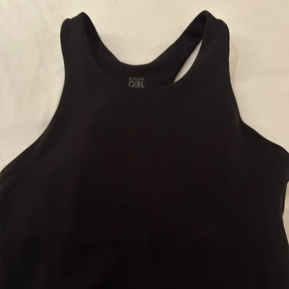 Black Athleta Girl sports tank top